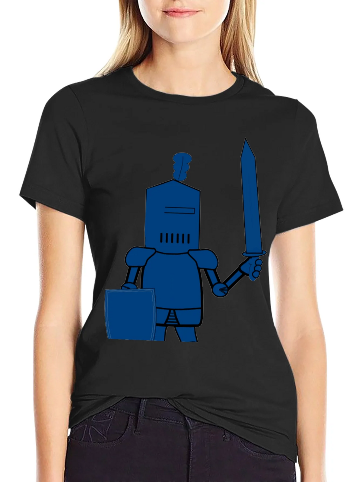 Knight in Shining Blue T-Shirt product image 2