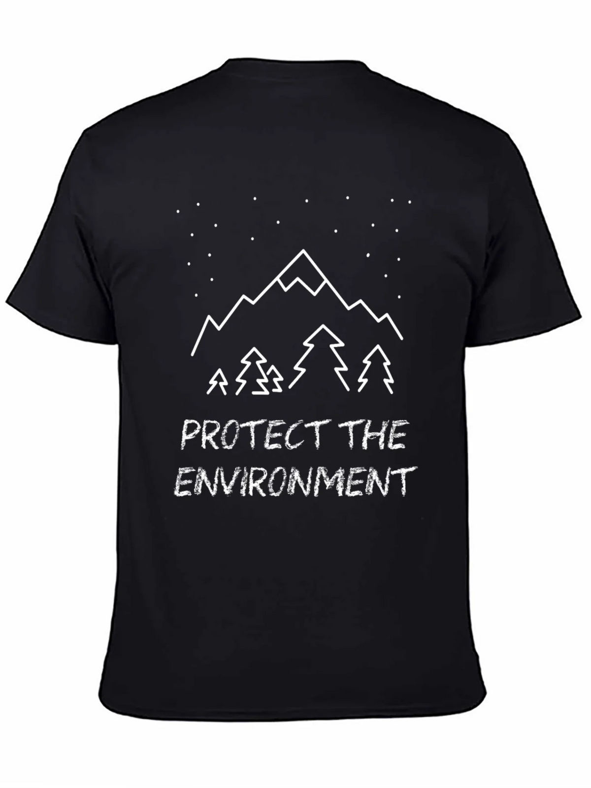 Protect the Environment Mountain Graphic Tee product image 4