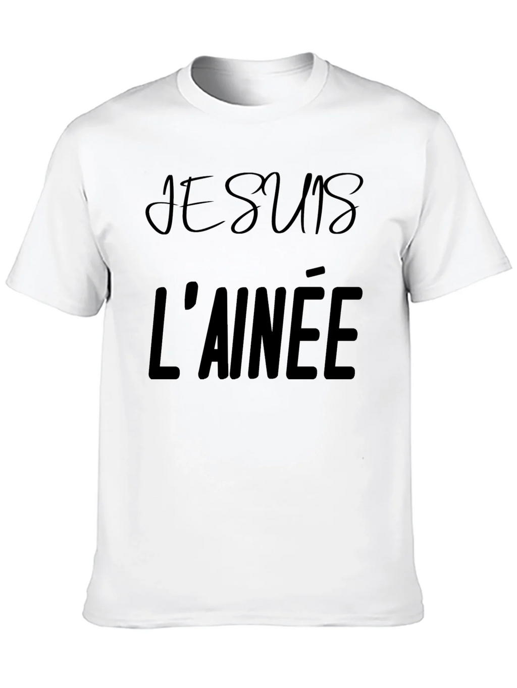 Je Suis LAînée Graphic Tee - Black product image 8