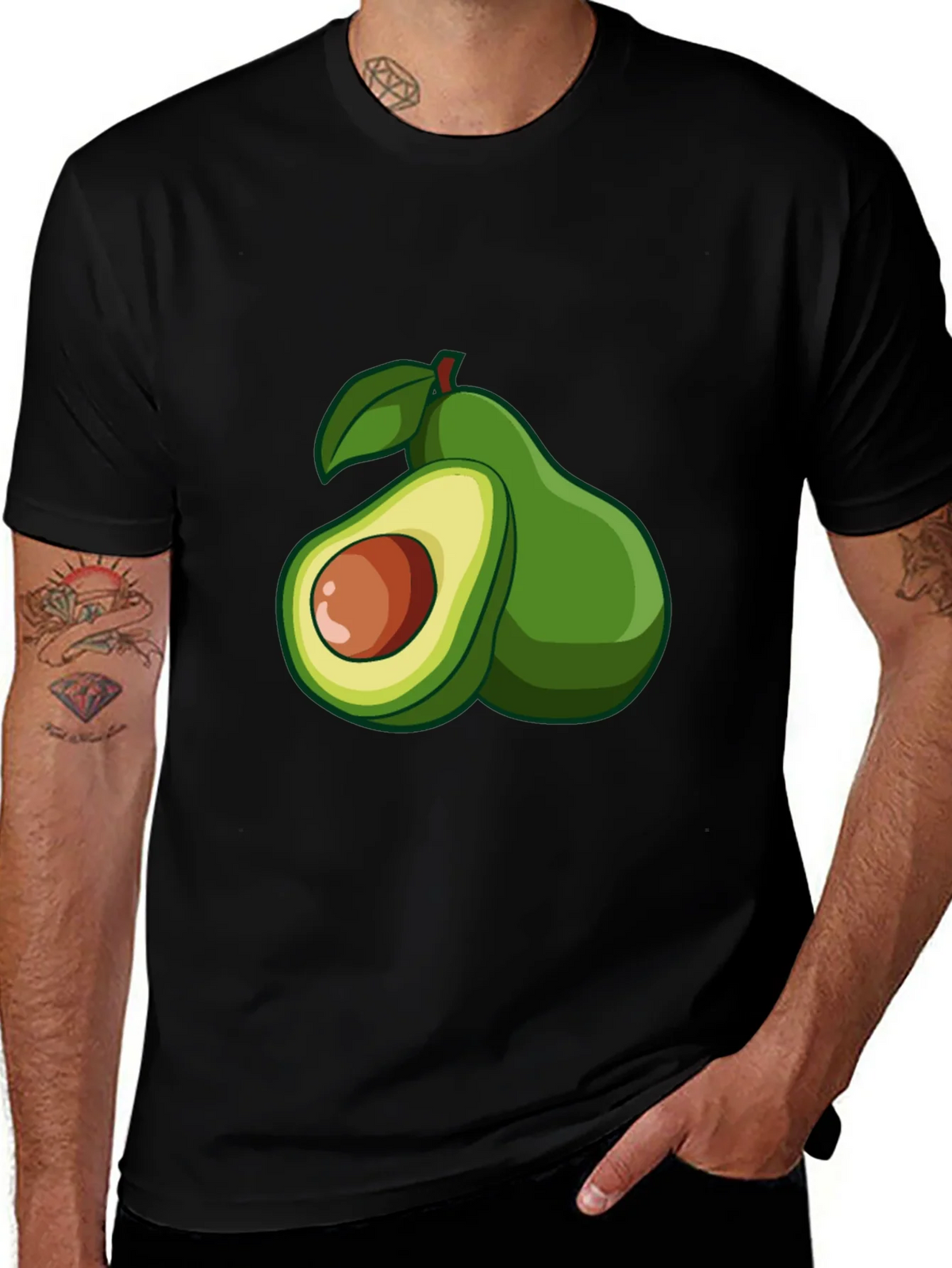Avocado Graphic Tee - Fresh & Fun Design product image 1