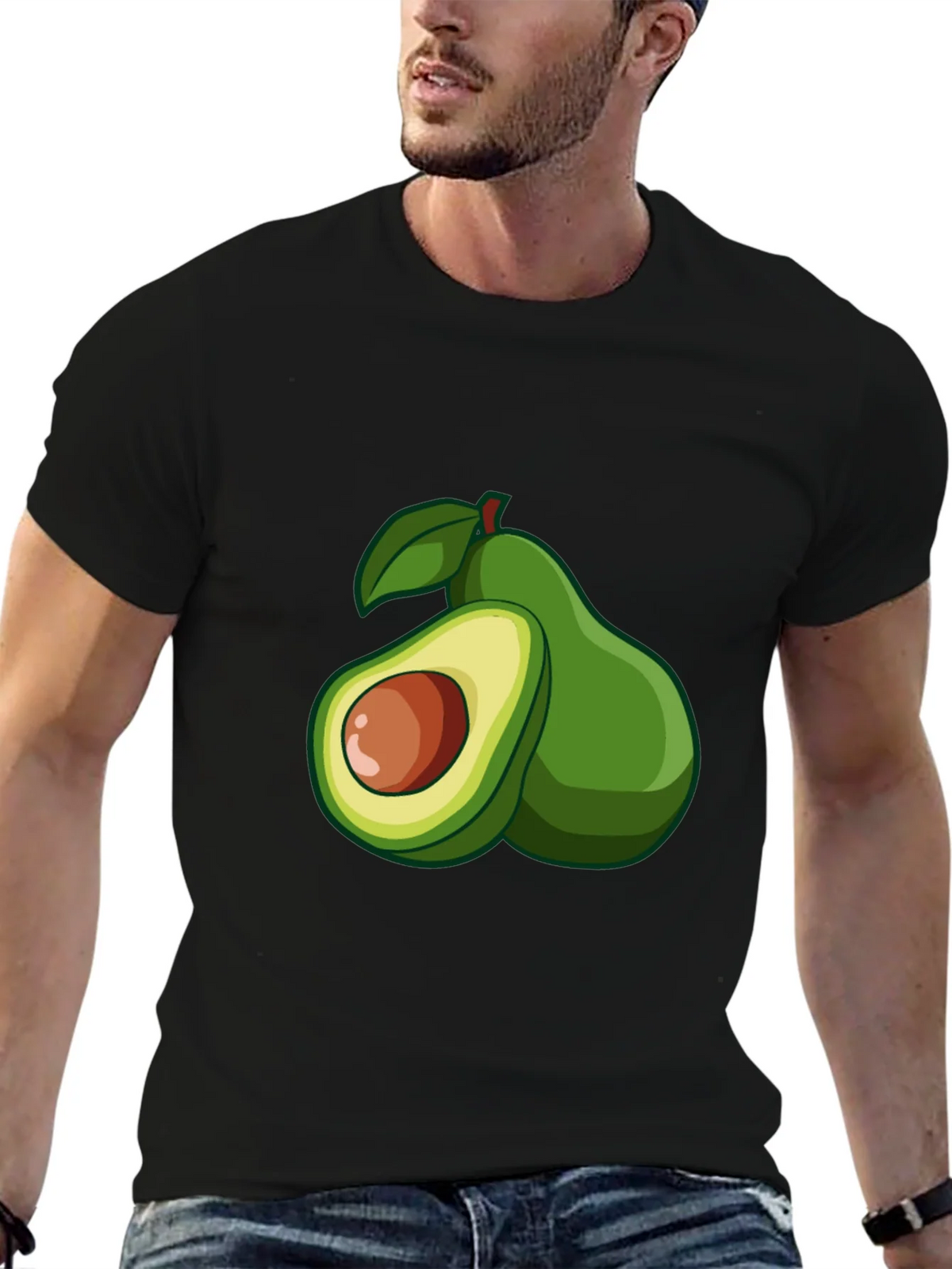 Avocado Graphic Tee - Fresh & Fun Design product image 6