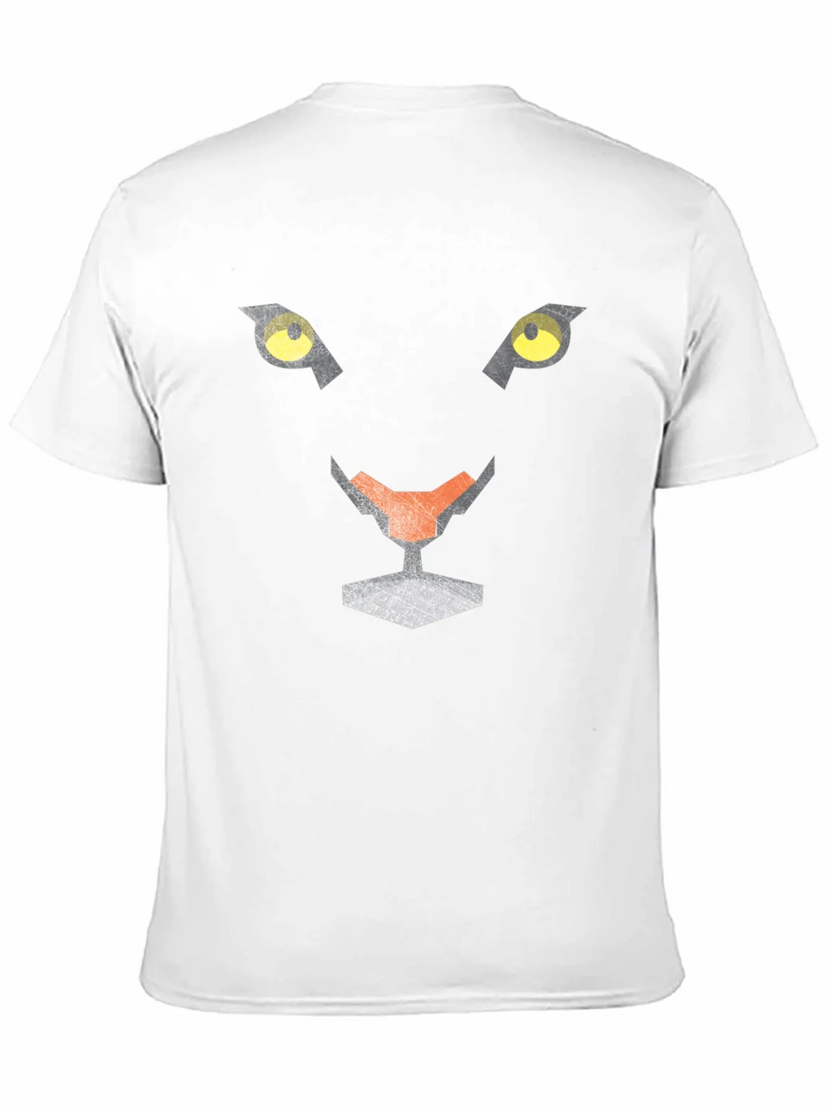 Abstract Geometric Panther Face Graphic Tee product image 3
