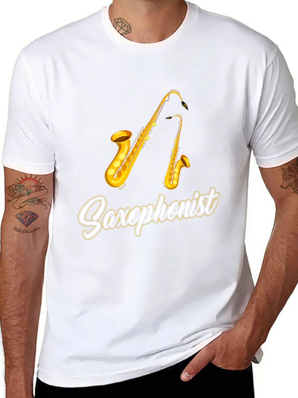 Saxophonist Graphic Tee - Musician Gift product image 7