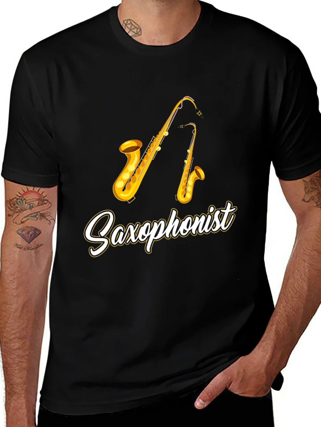 Saxophonist Graphic Tee - Musician Gift product image 1