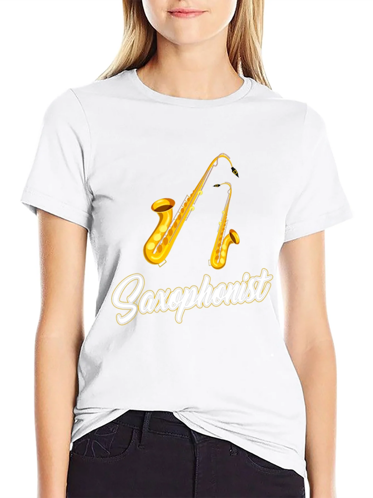 Saxophonist Graphic Tee - Musician Gift product image 8