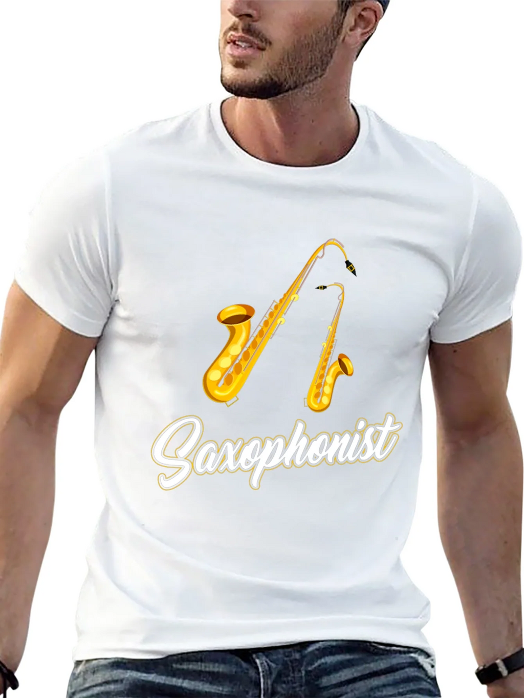 Saxophonist Graphic Tee - Musician Gift product image 12