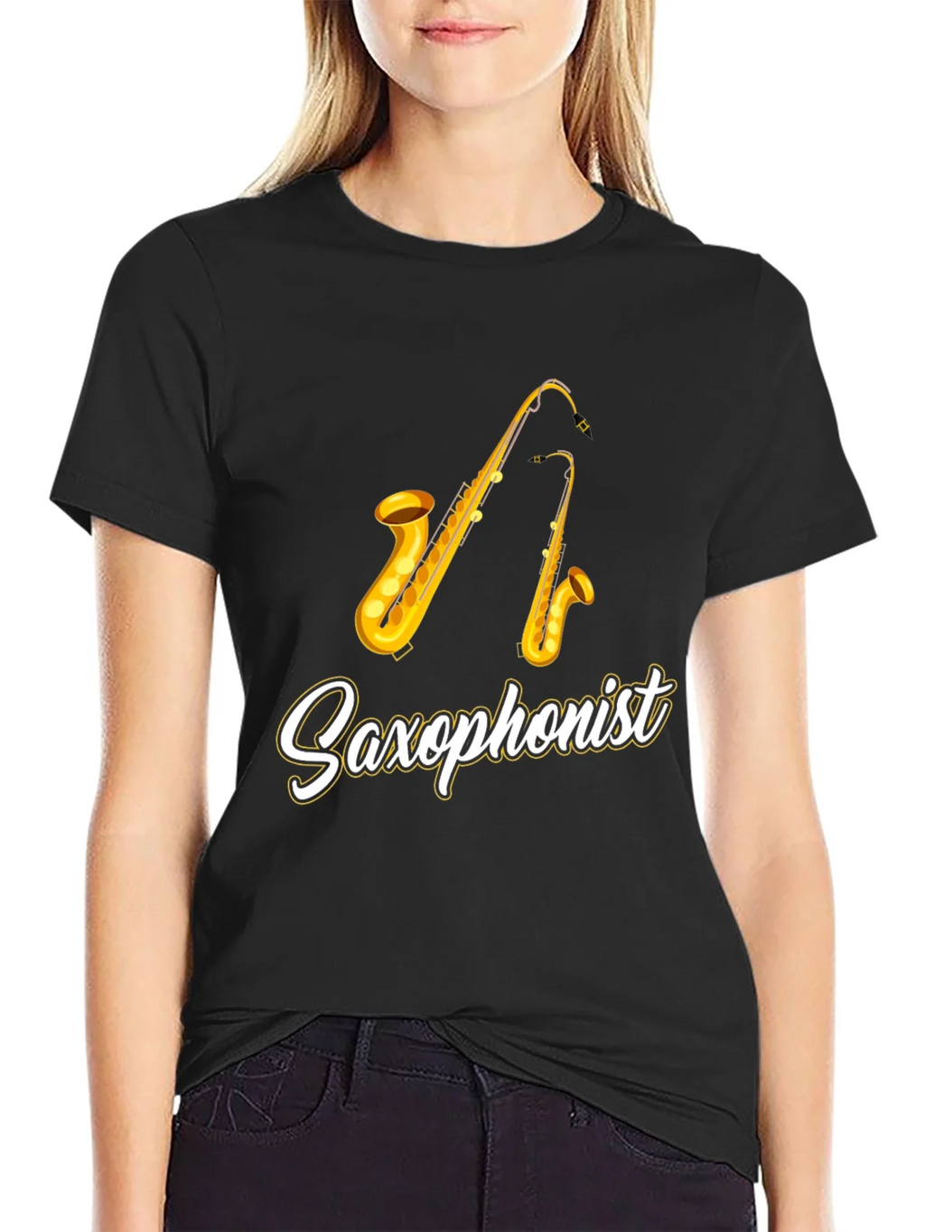 Saxophonist Graphic Tee - Musician Gift product image 2