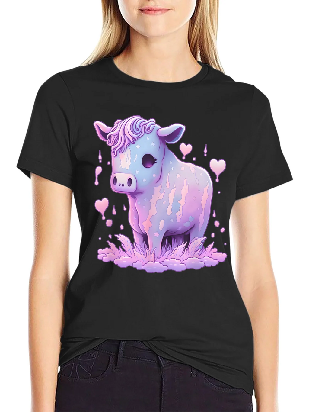 Pastel Cow Graphic Tee product image 2