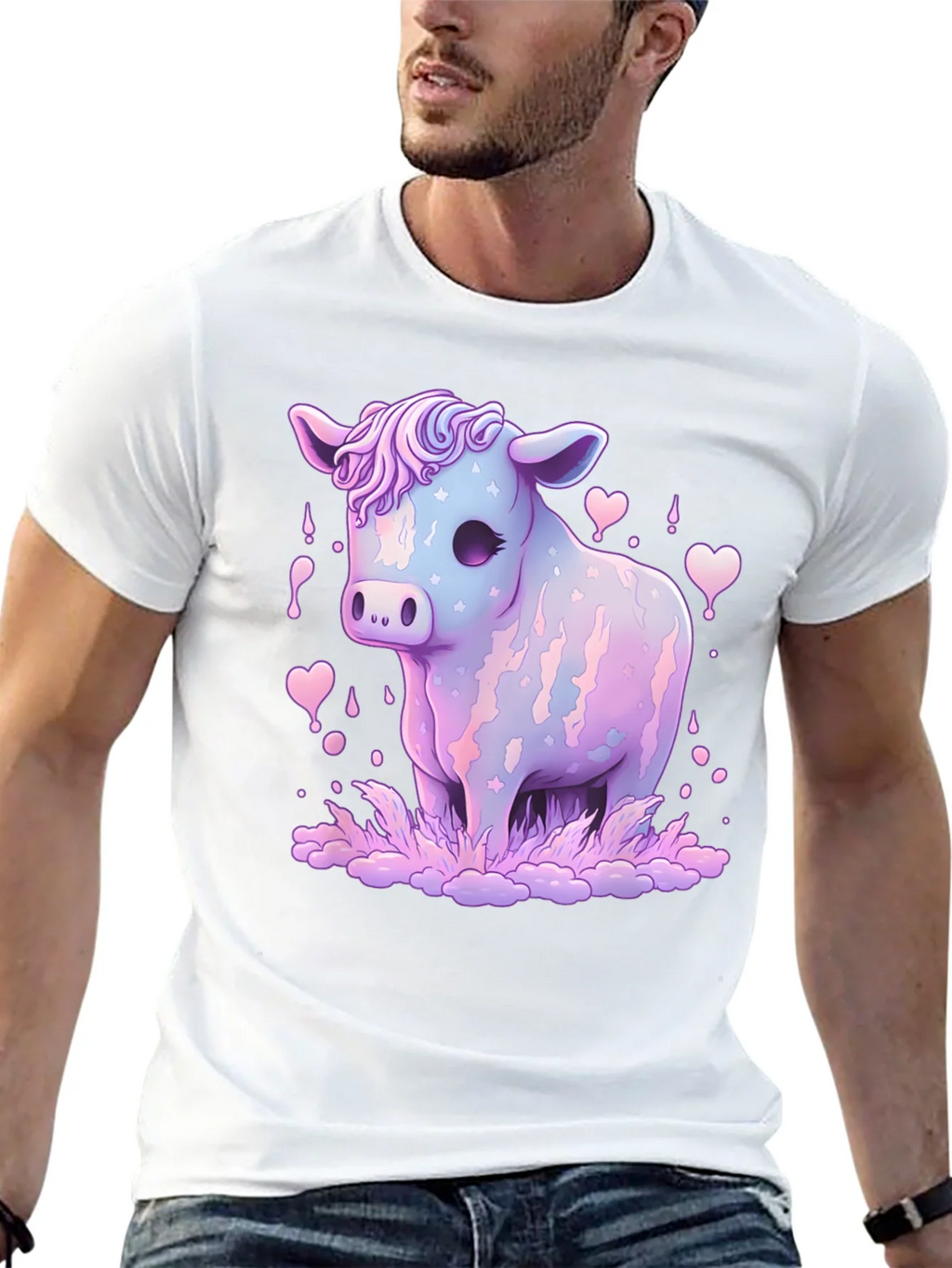 Pastel Cow Graphic Tee product image 12