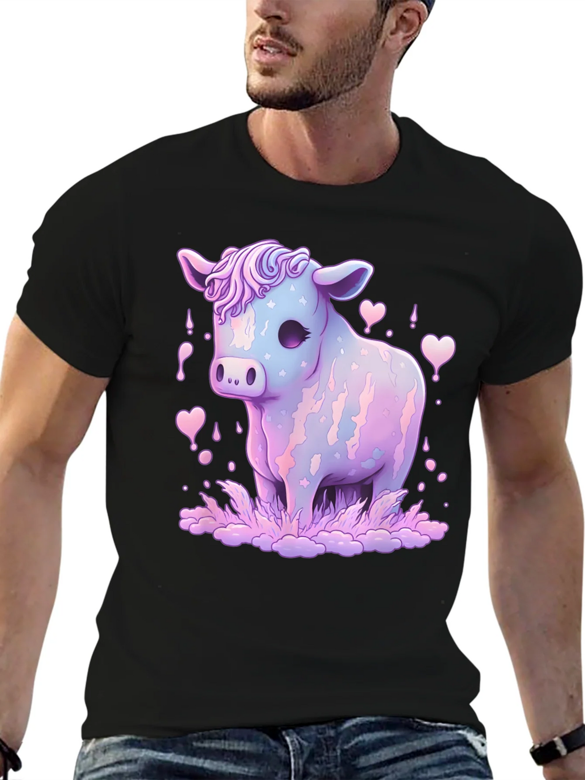 Pastel Cow Graphic Tee product image 6