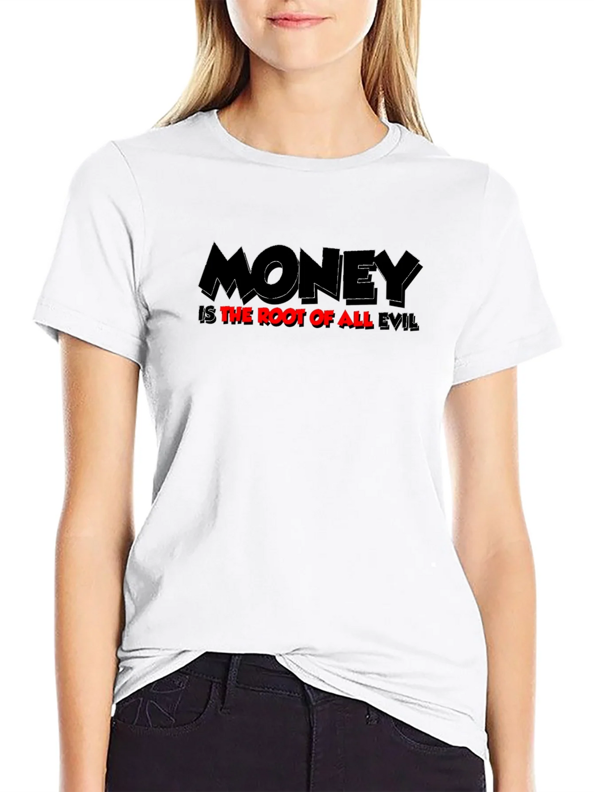 Money Is The Root Of All Evil Graphic T-Shirt product image 8