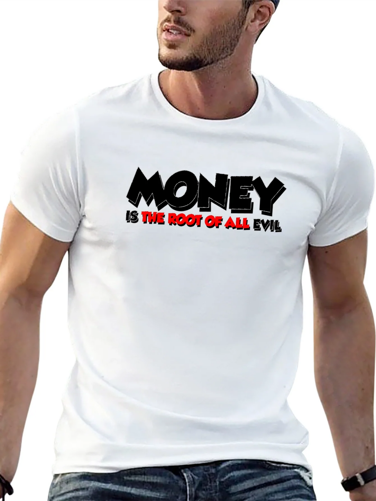 Money Is The Root Of All Evil Graphic T-Shirt product image 12