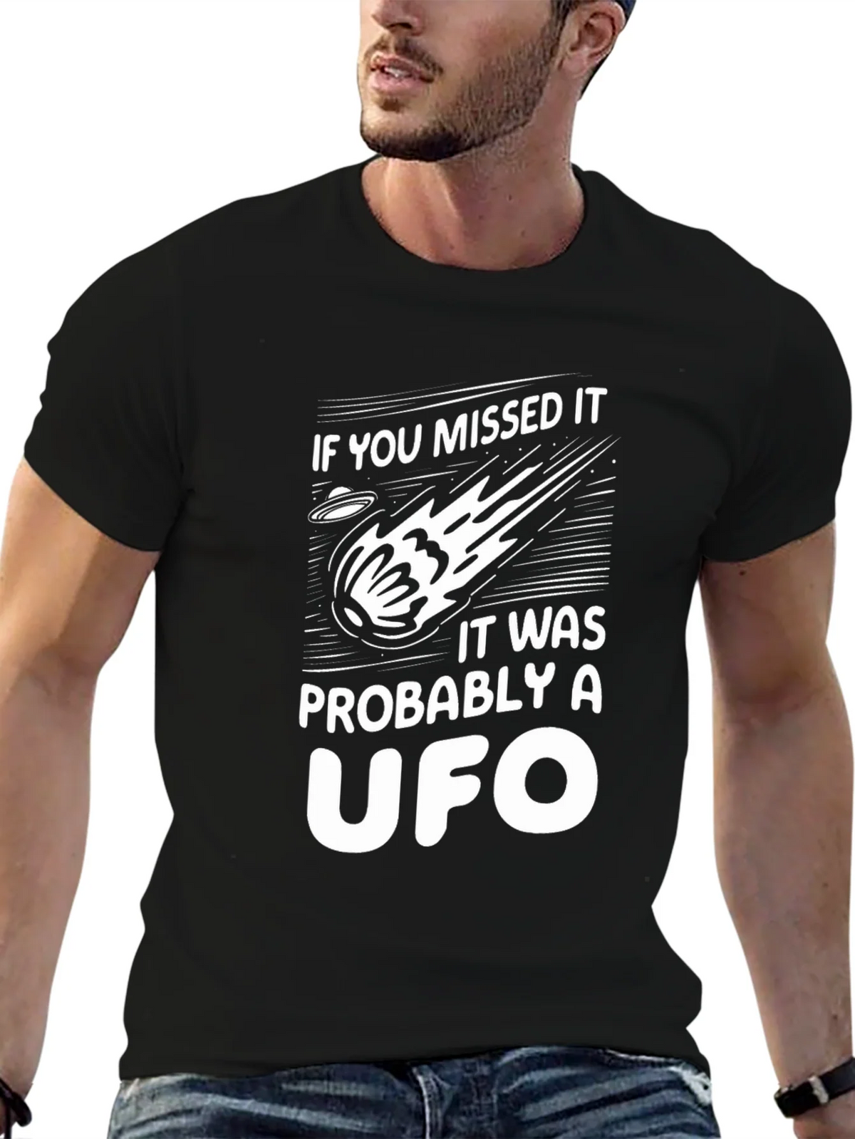 UFO Graphic Tee - If You Missed It T-Shirt product image 6