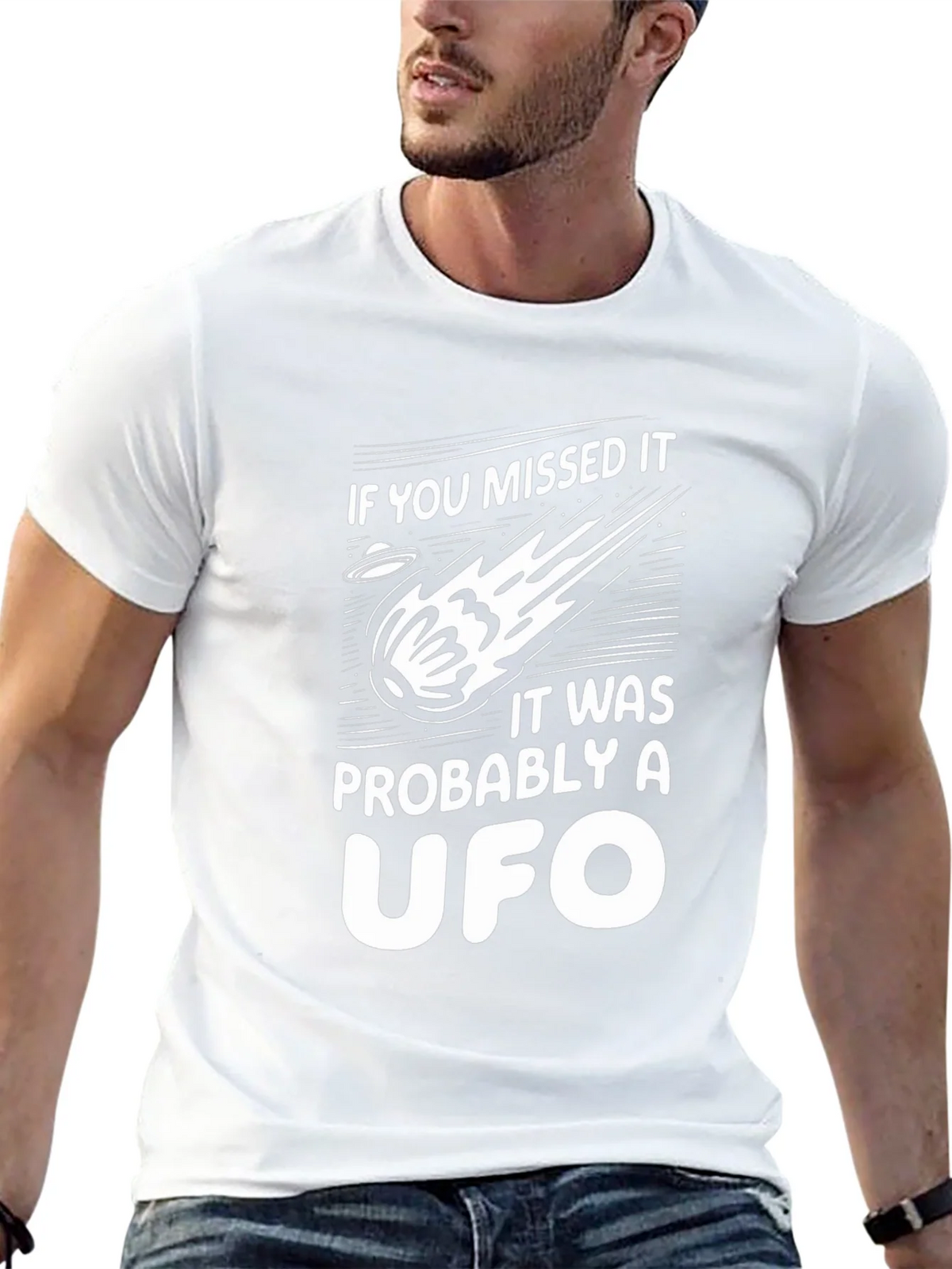 UFO Graphic Tee - If You Missed It T-Shirt product image 12