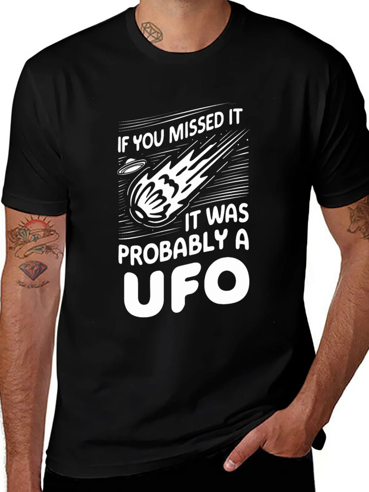 UFO Graphic Tee - If You Missed It T-Shirt product image 1