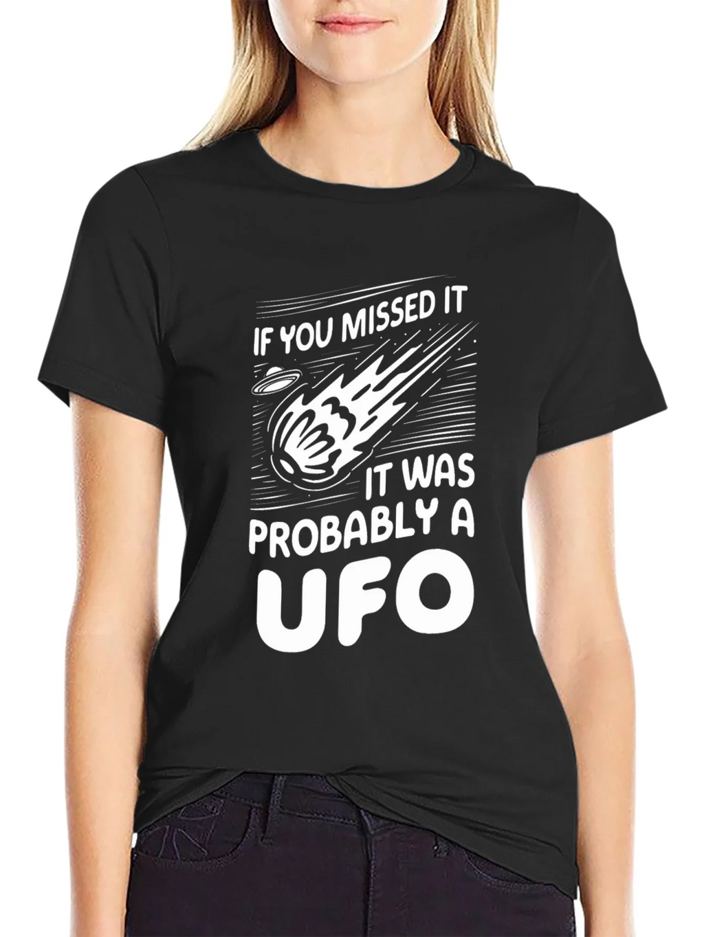 UFO Graphic Tee - If You Missed It T-Shirt product image 2