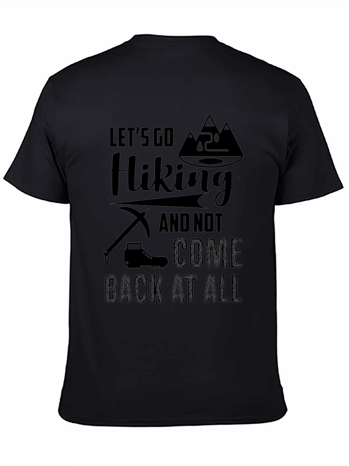 Hiking Adventure T-Shirt - Black product image 4