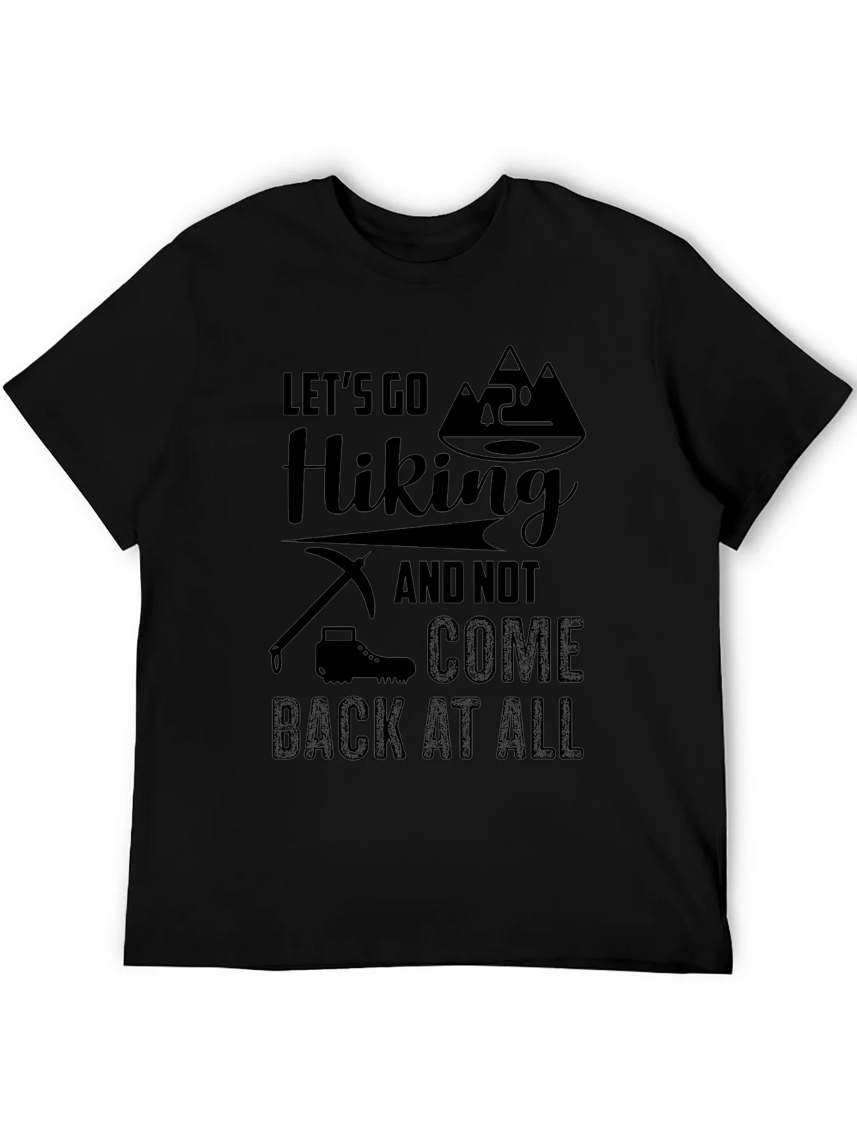 Hiking Adventure T-Shirt - Black product image 5