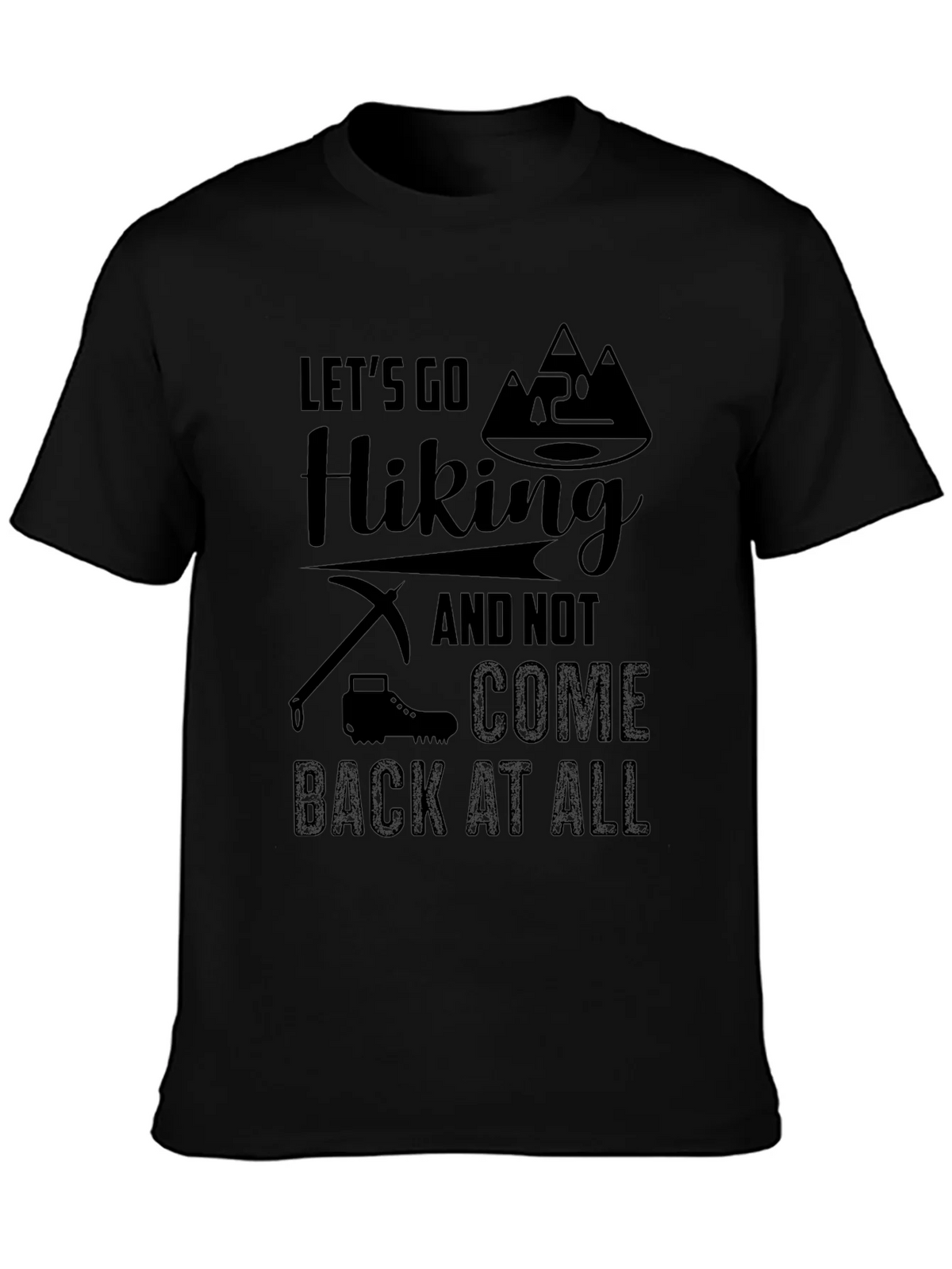 Hiking Adventure T-Shirt - Black product image 3