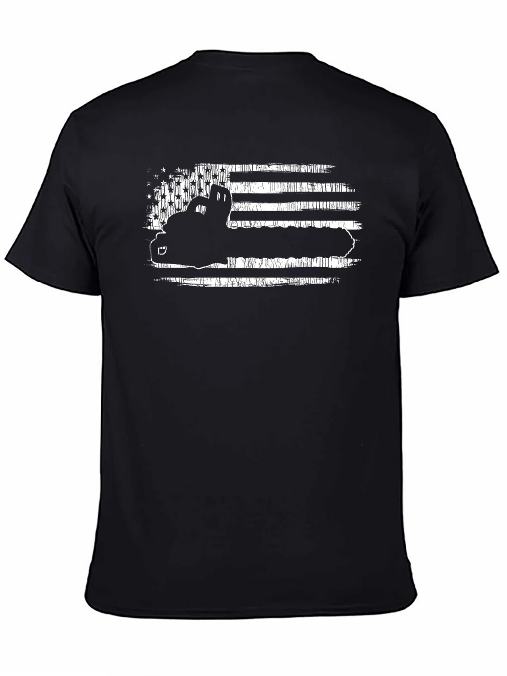 American Flag Trucker Tee - Black product image 4