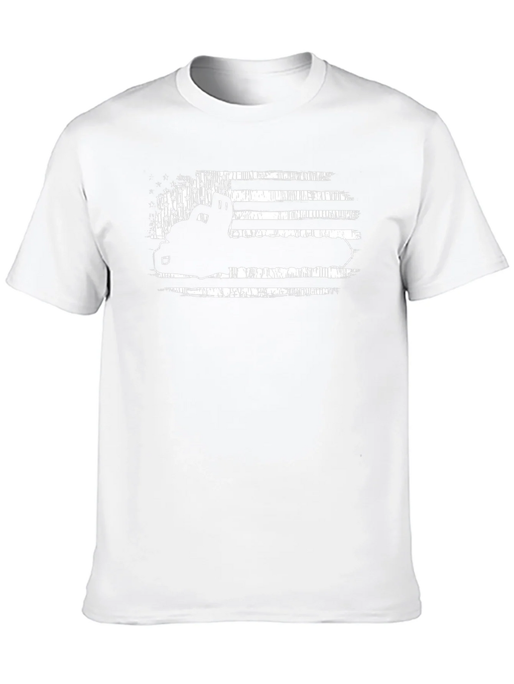 American Flag Trucker Tee - Black product image 9