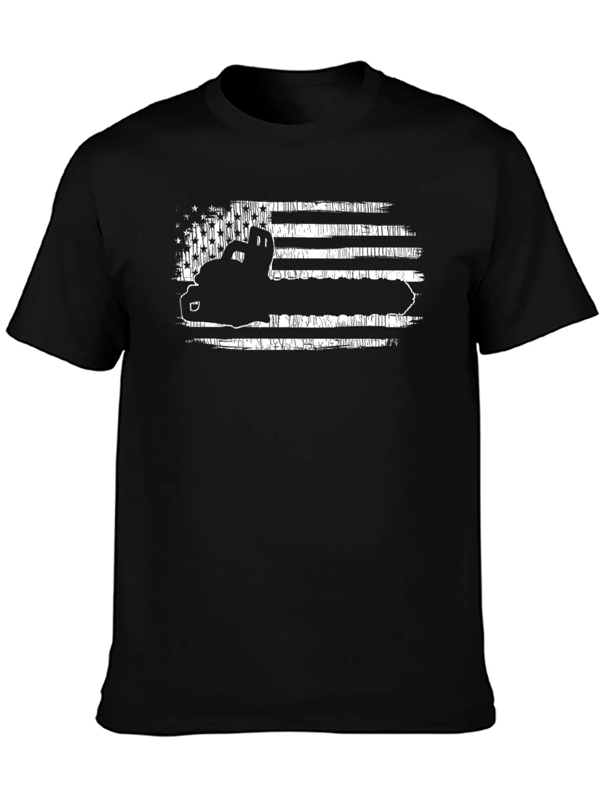 American Flag Trucker Tee - Black product image 3