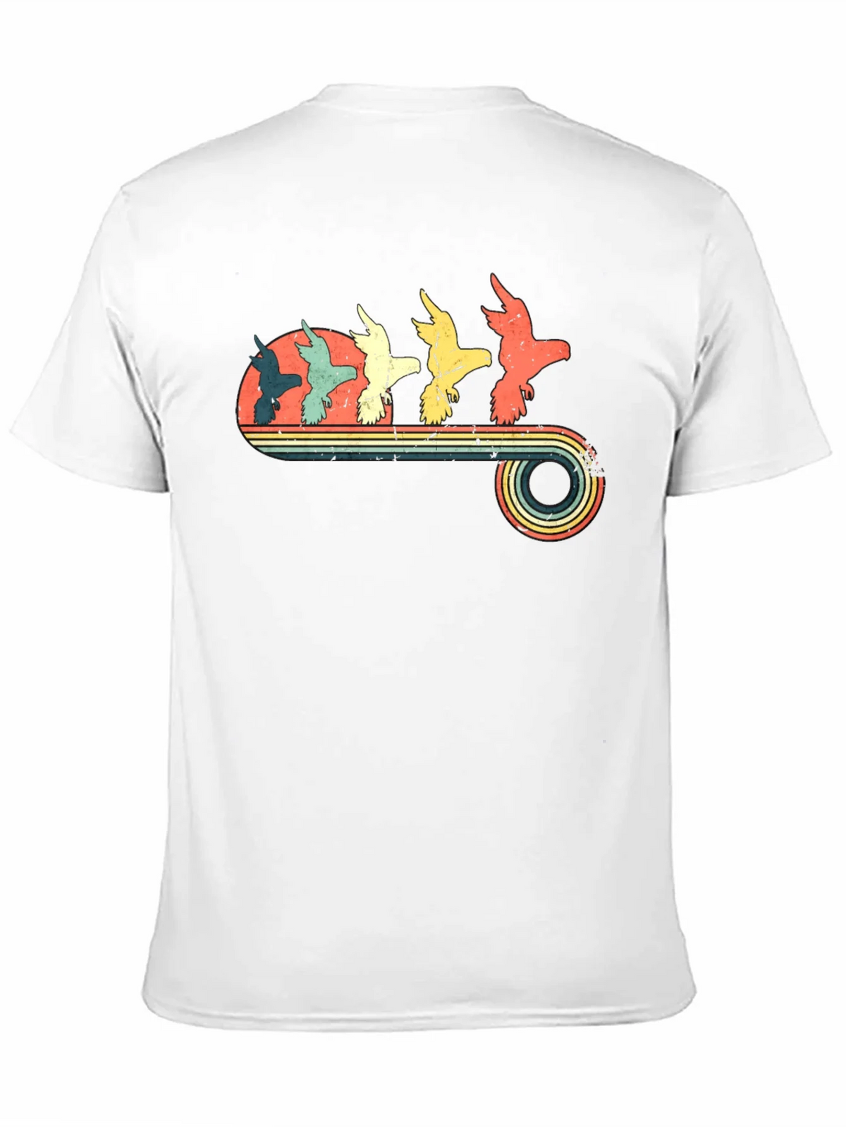 Retro Birds Graphic T-Shirt product image 10