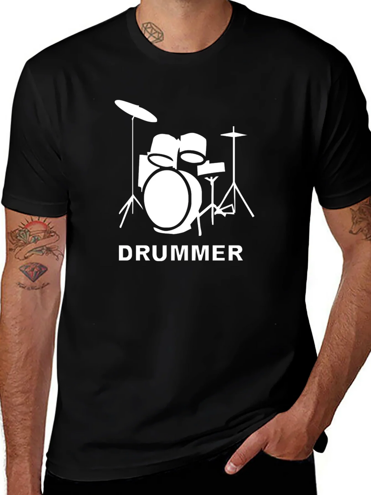 Drummer T-Shirt - Music Lover Tee product image 1