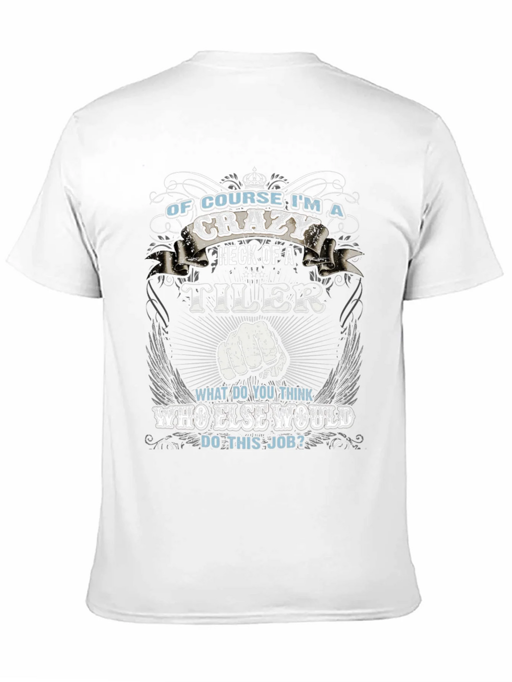 Crazy Tiler Graphic Tee - Black Cotton product image 10