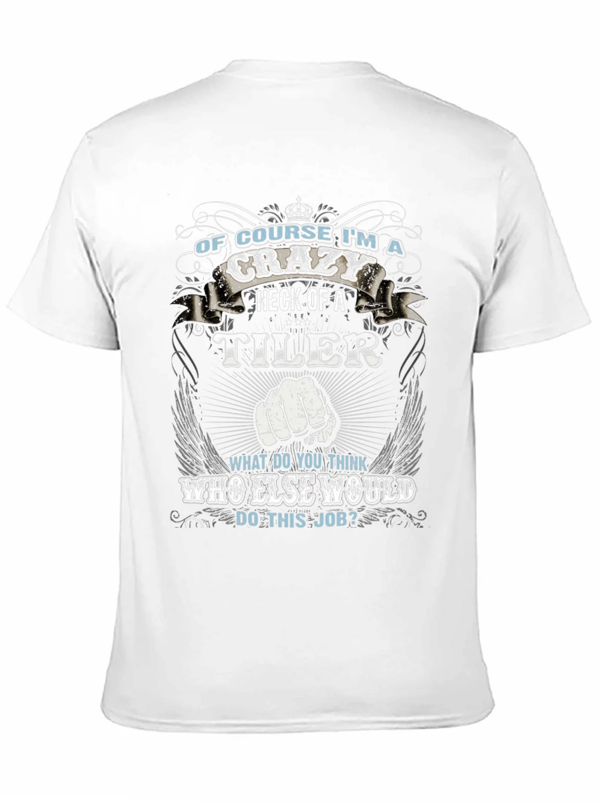 Crazy Tiler Graphic Tee - Black Cotton product image 10
