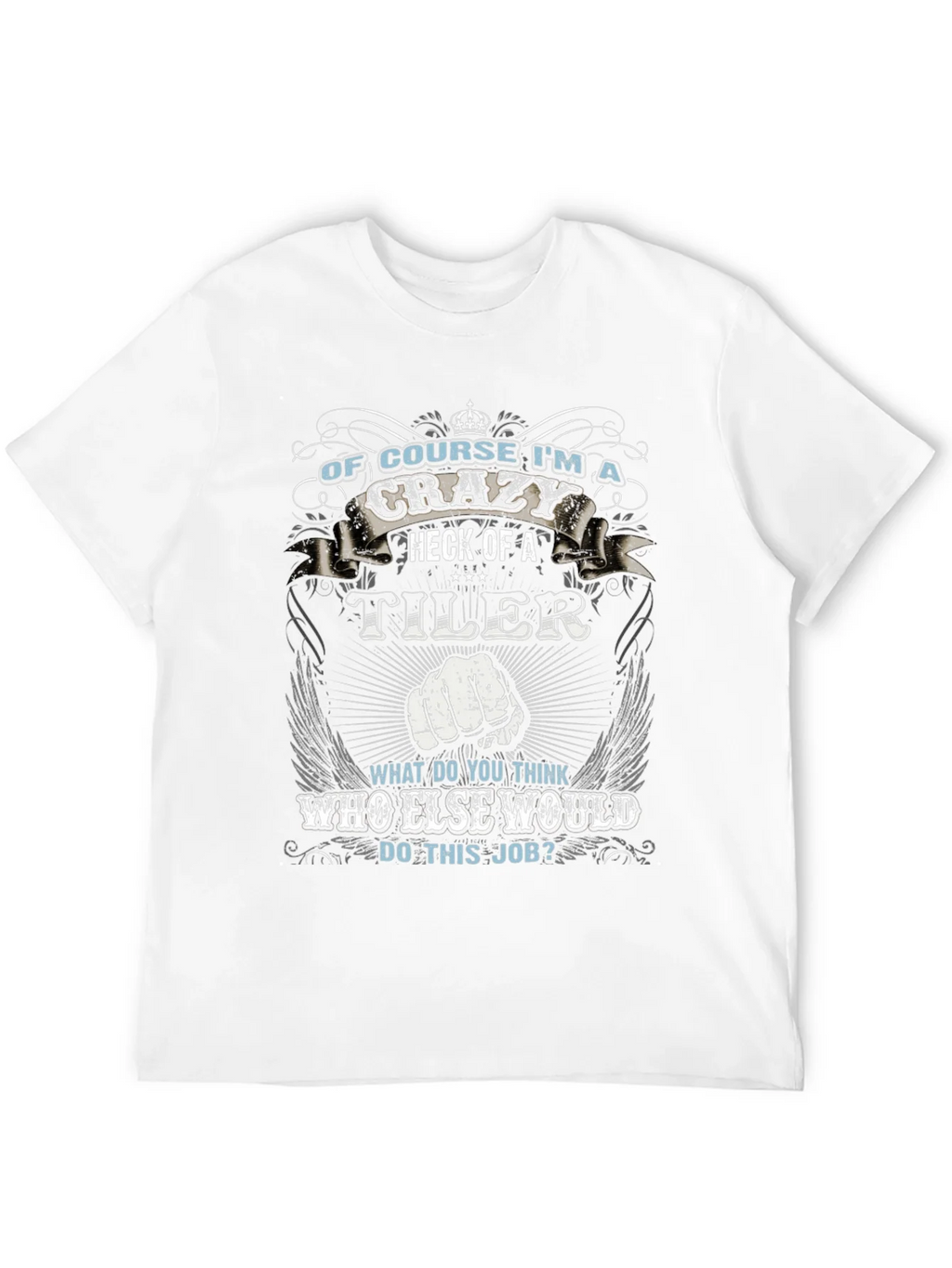 Crazy Tiler Graphic Tee - Black Cotton product image 11