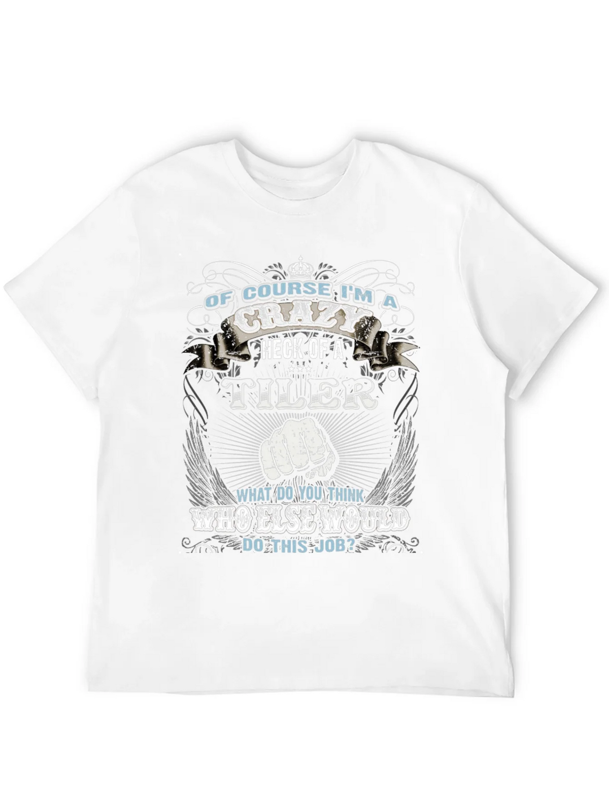 Crazy Tiler Graphic Tee - Black Cotton product image 11