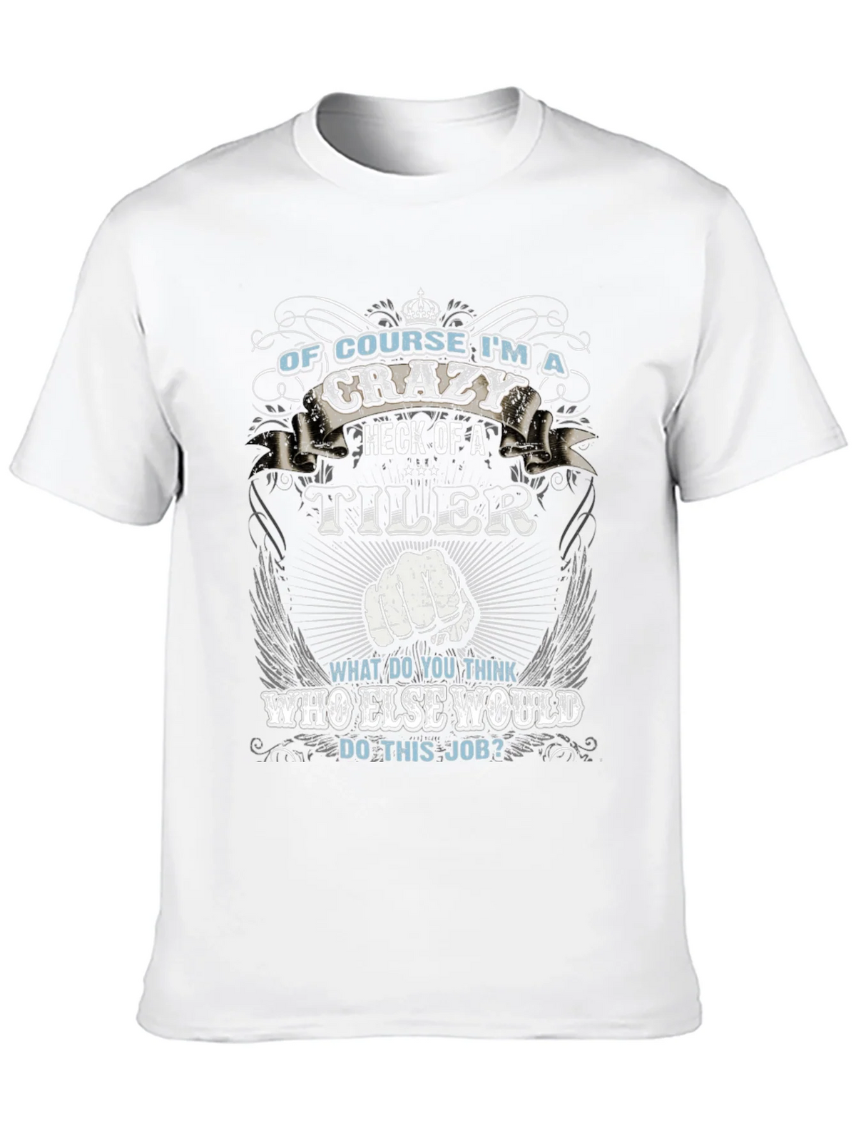 Crazy Tiler Graphic Tee - Black Cotton product image 9