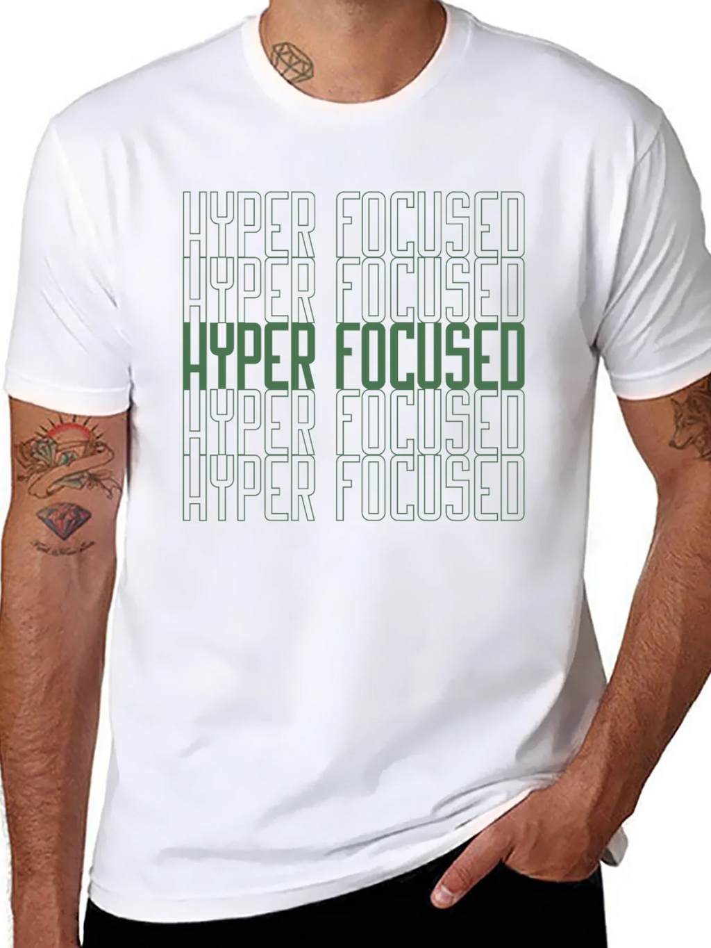 Hyper Focused Graphic Tee - Mens Black T-Shirt product image 7