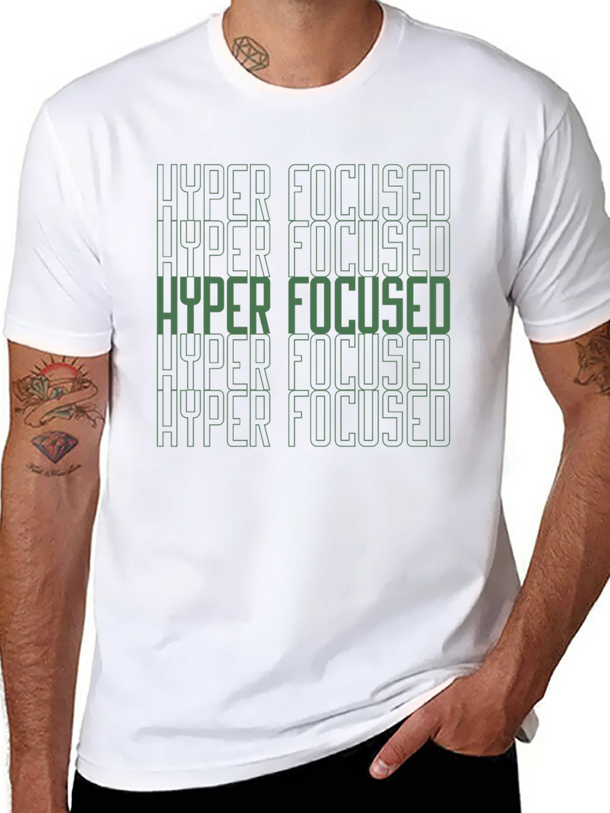 Hyper Focused Graphic Tee - Mens Black T-Shirt product image 7