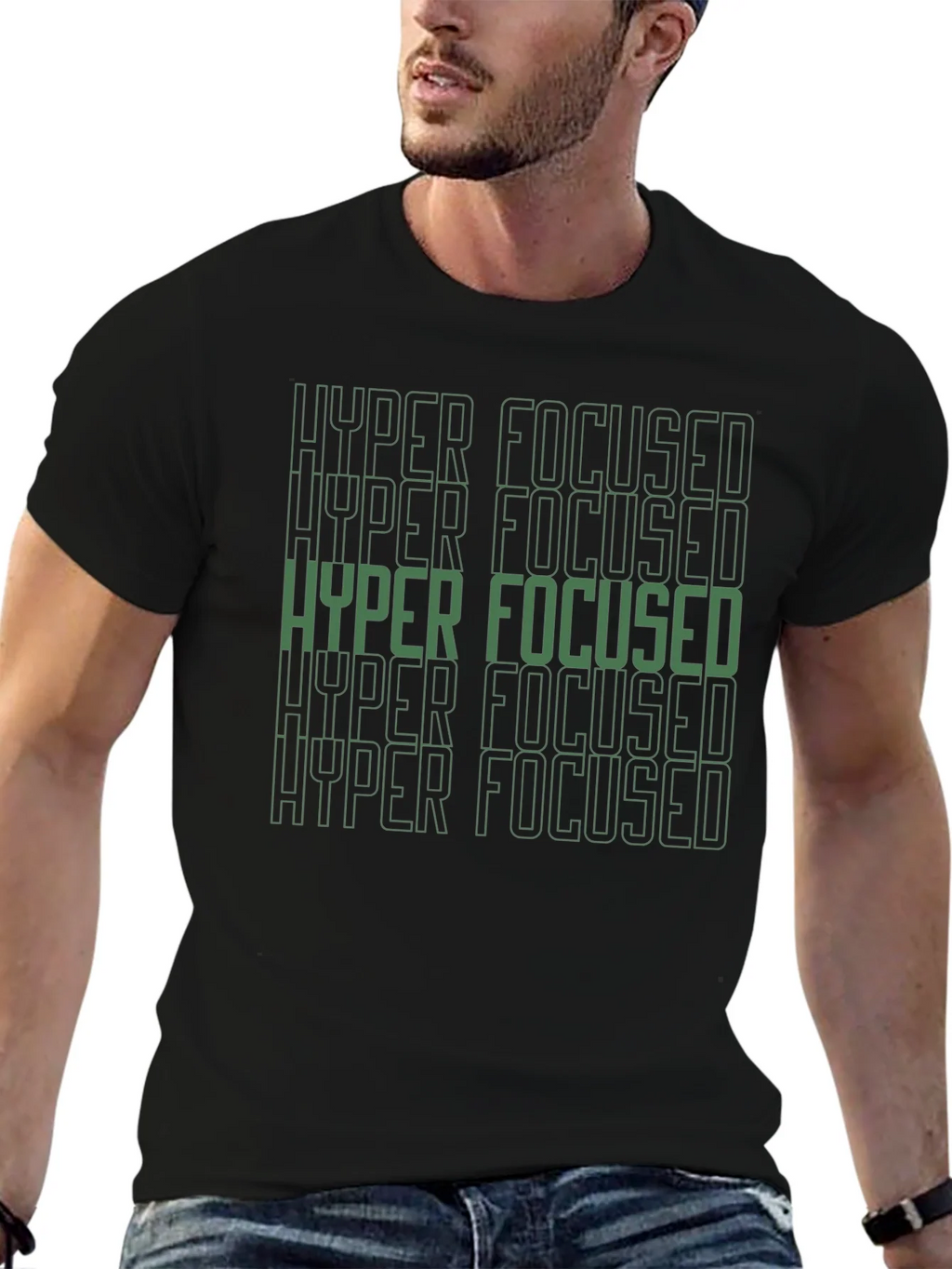 Hyper Focused Graphic Tee - Mens Black T-Shirt product image 6