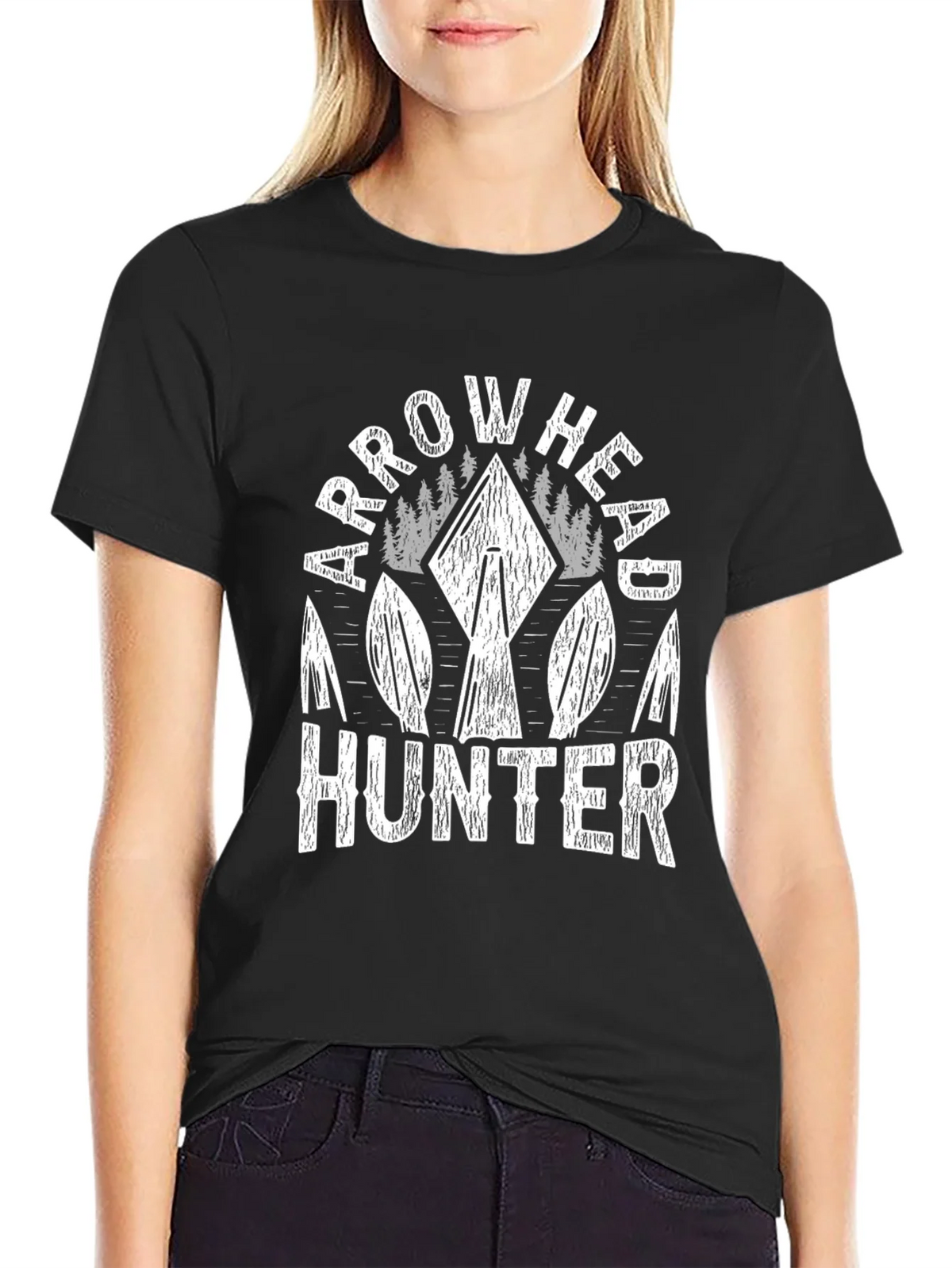 Arrowhead Hunter Graphic T-Shirt - Black product image 2