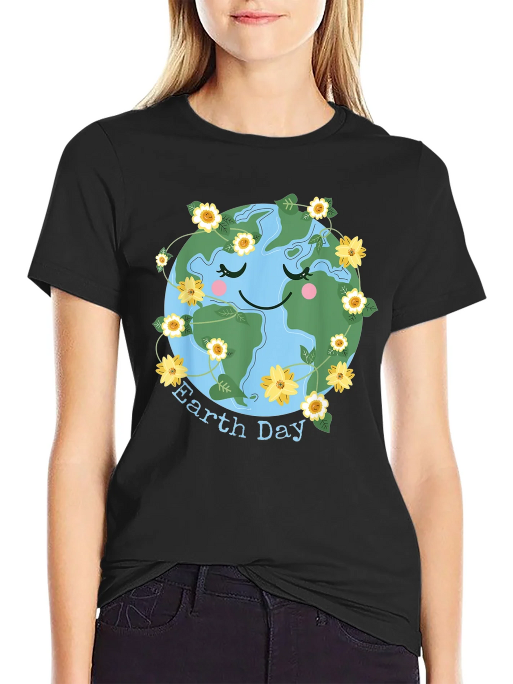 Earth Day T-Shirt Cute Planet Graphic Tee product image 2
