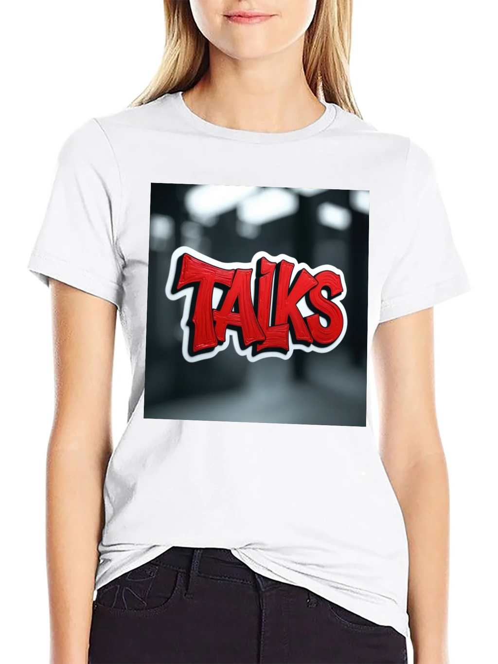 Talks Graphic Tee - Edgy Urban Style product image 8