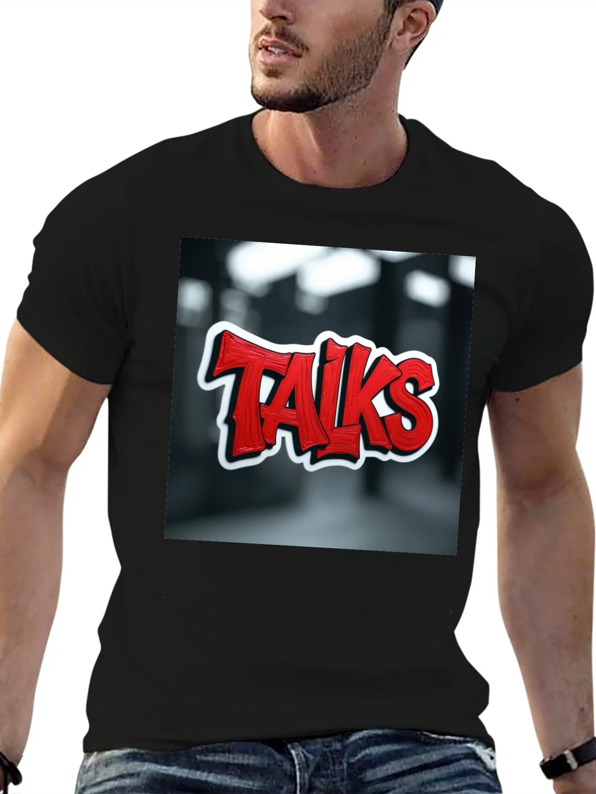 Talks Graphic Tee - Edgy Urban Style product image 6