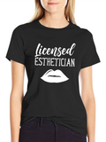 Licensed Esthetician Graphic Tee product image 1