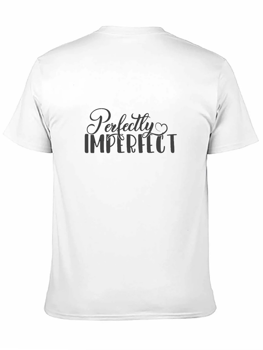 Perfectly Imperfect Mens Black T-Shirt product image 10
