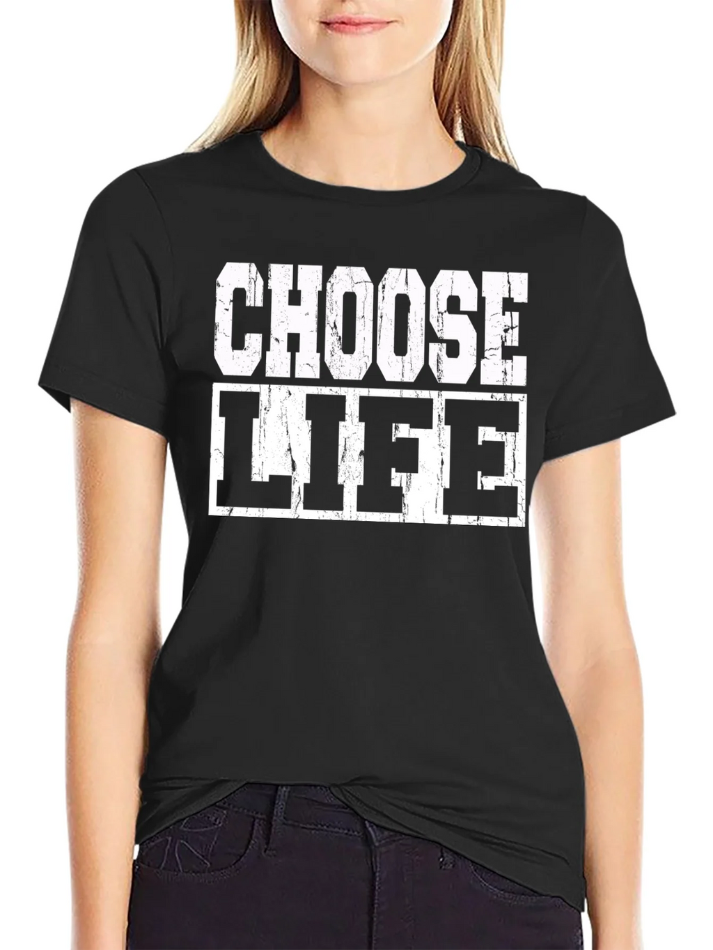 Choose Life Graphic Tee - Bold Statement T-Shirt product image 2