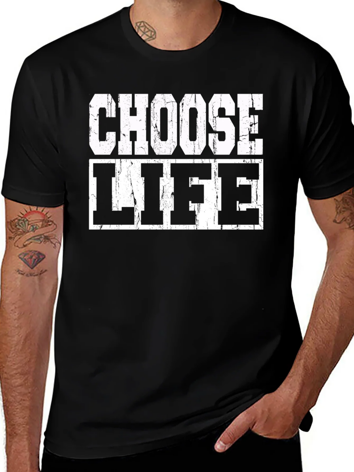 Choose Life Graphic Tee - Bold Statement T-Shirt product image 1