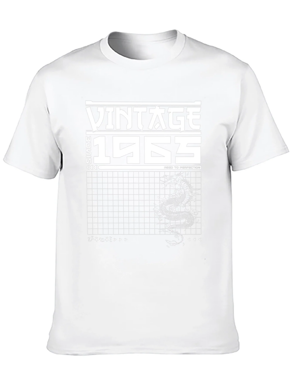 Vintage 1965 Aged to Perfection Black T-Shirt product image 9