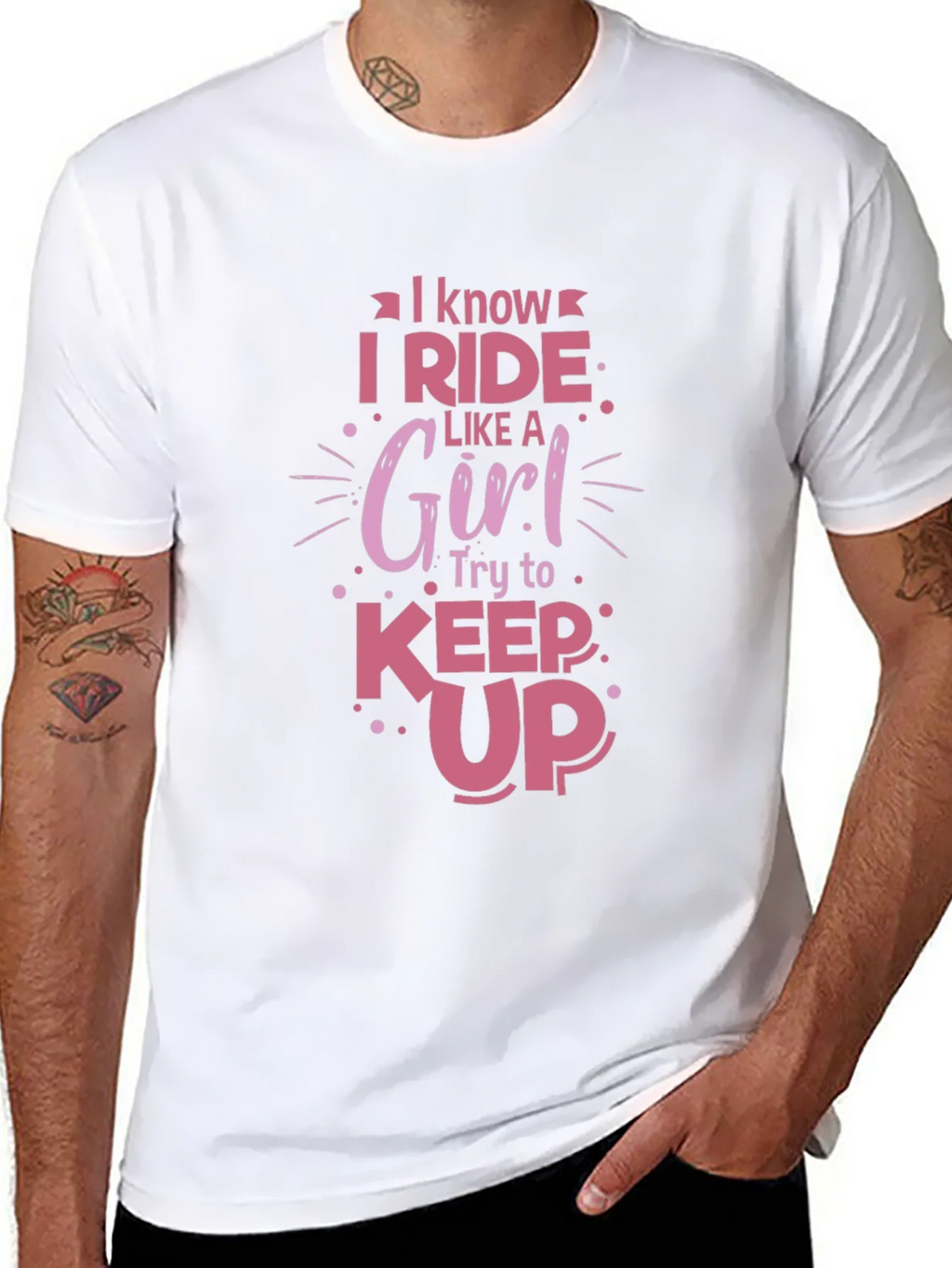 I Ride Like a Girl T-Shirt - Funny Womens Tee product image 7