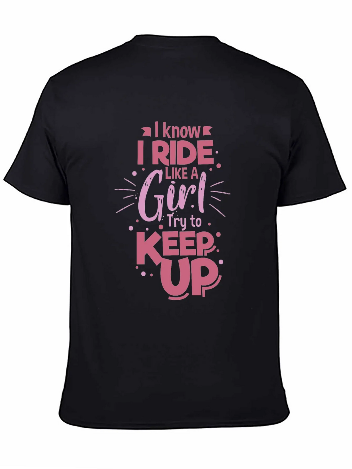 I Ride Like a Girl T-Shirt - Funny Womens Tee product image 4