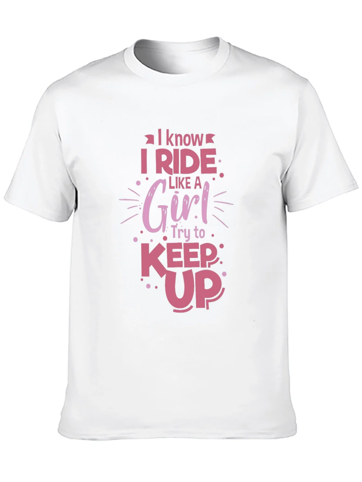 I Ride Like a Girl T-Shirt - Funny Womens Tee product image 9