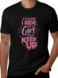 I Ride Like a Girl T-Shirt - Funny Womens Tee product image 1