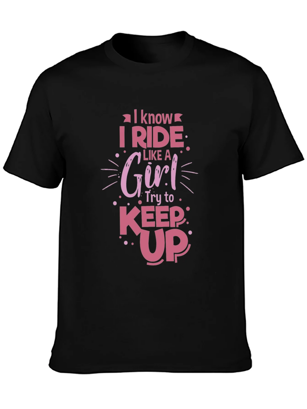 I Ride Like a Girl T-Shirt - Funny Womens Tee product image 3